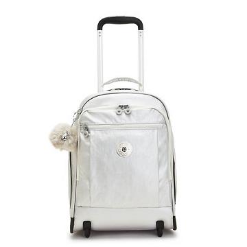 Kipling Gaze Large Metallic Rolling Rygsække Hvide | DK 1531QM